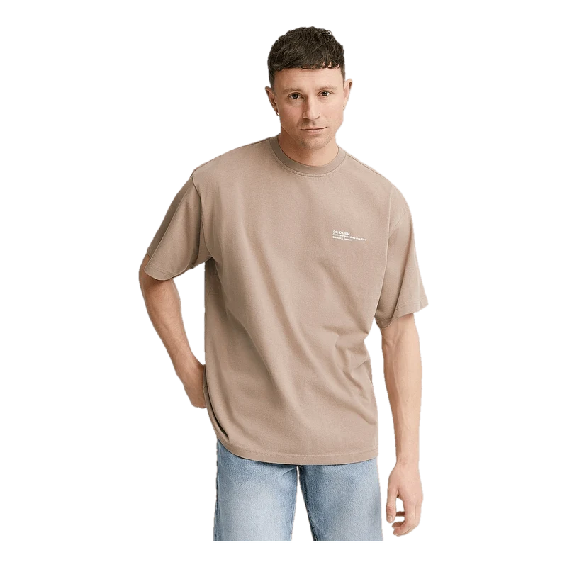 Dr. Denim Tatum Tee Sepia Vt Wordmark