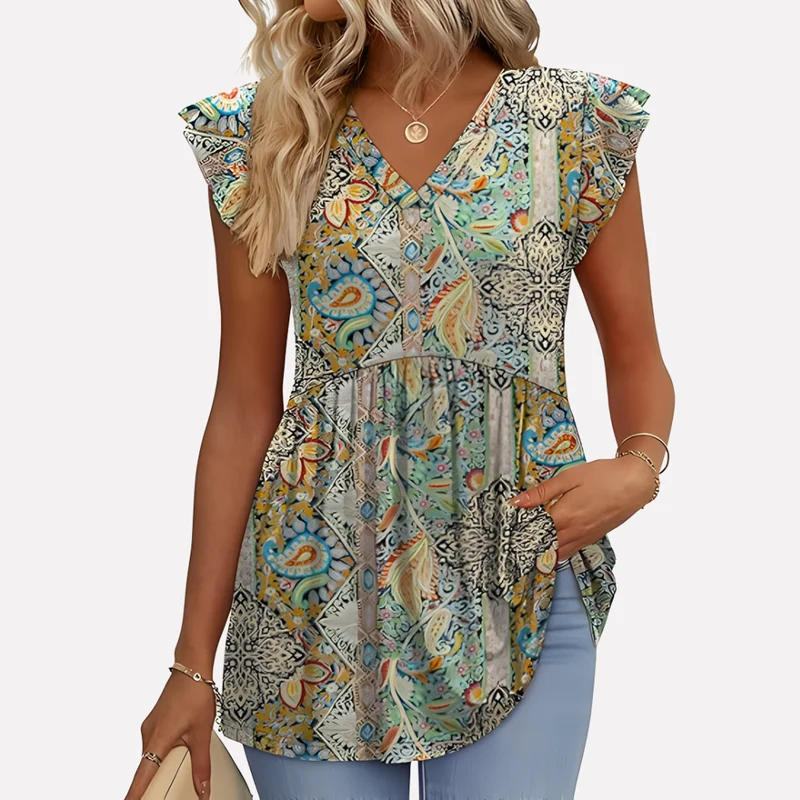 Damesblouse met ontspannen pasvorm