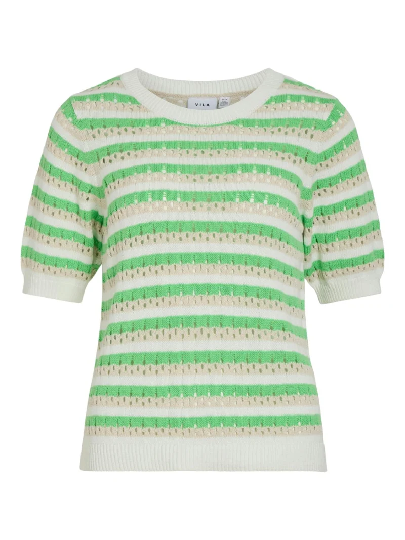 VIELINJA O-NECK 2/4 STRIPE KN