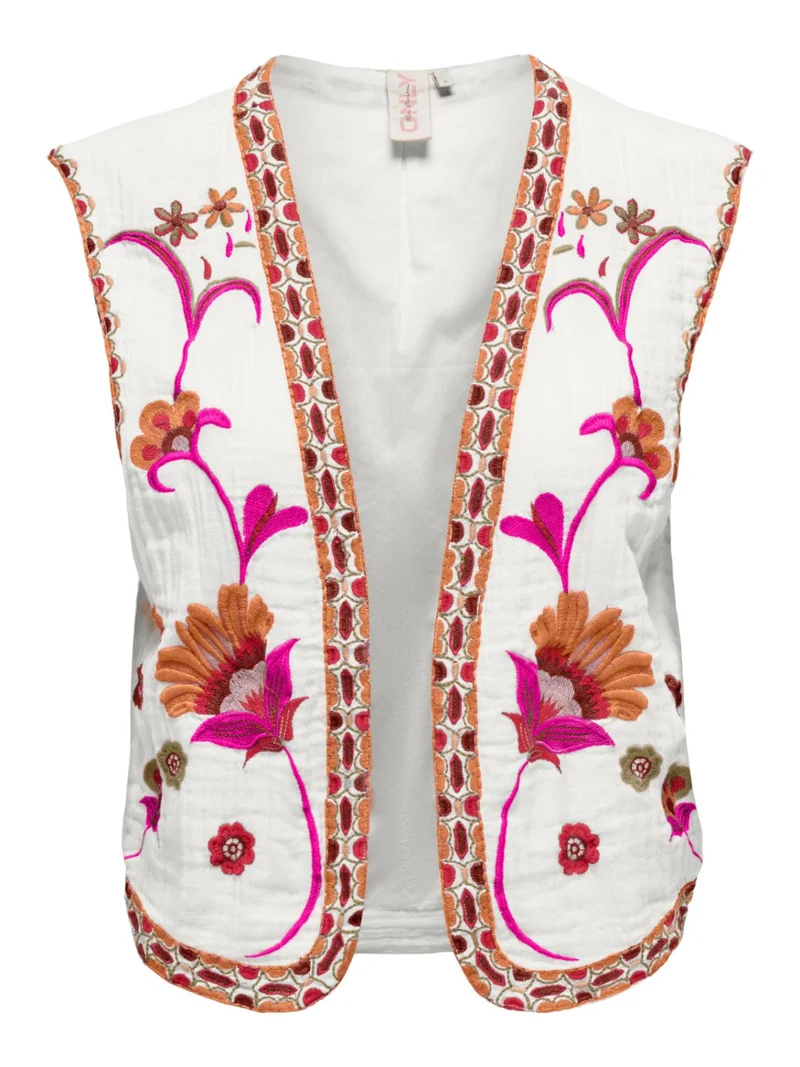 ONLTHYRA LIFE SL EMB VEST WVN