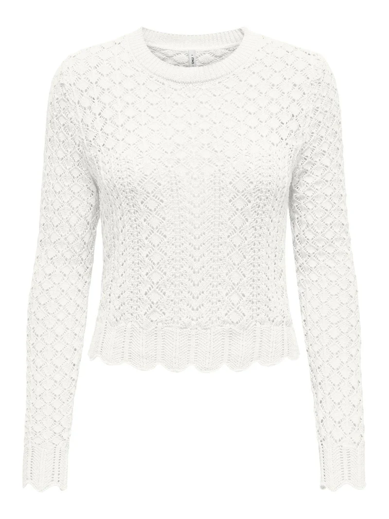 ONLSAGA LIFE LS O-NECK CC KNT