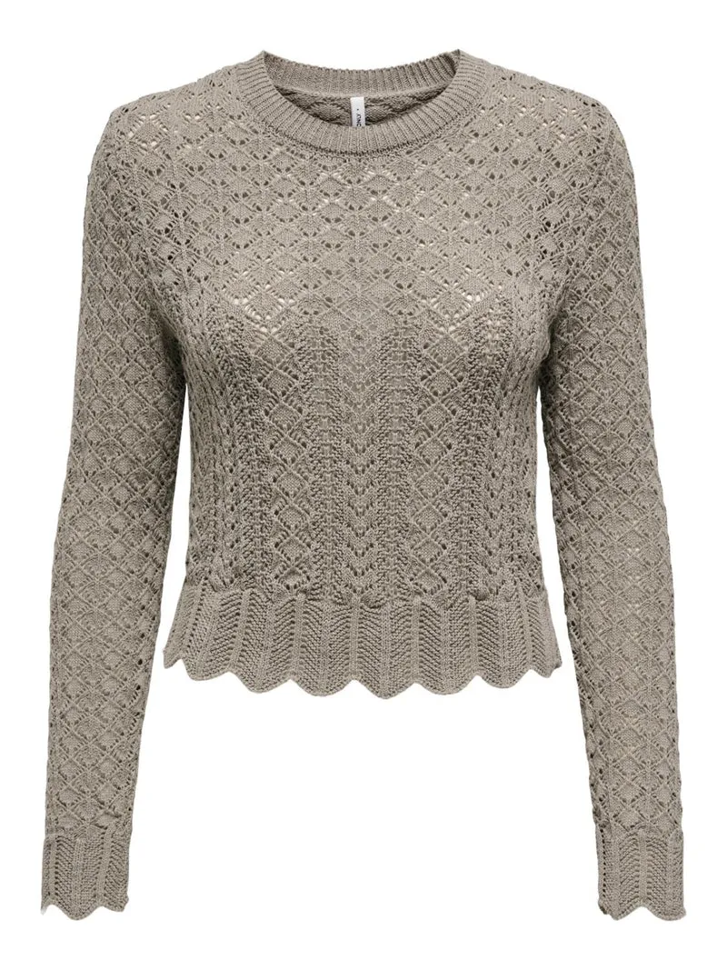 ONLSAGA LIFE LS O-NECK CC KNT