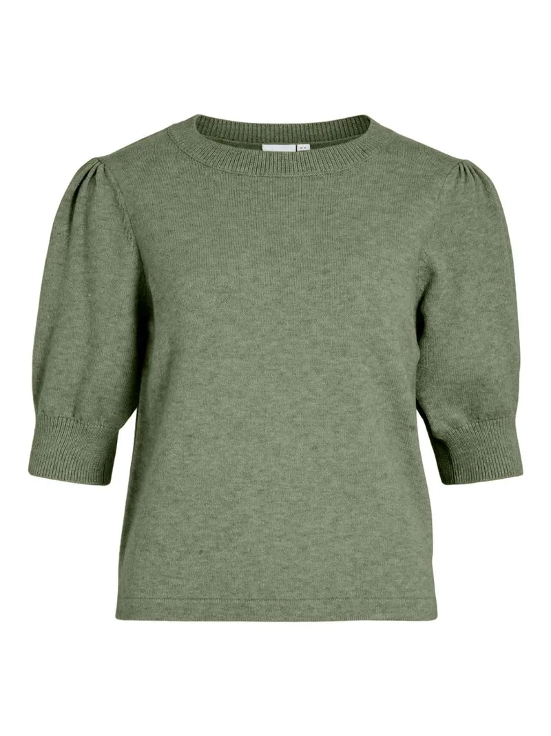 VIRIL 2/4 SLEEVE O-NECK KNIT
