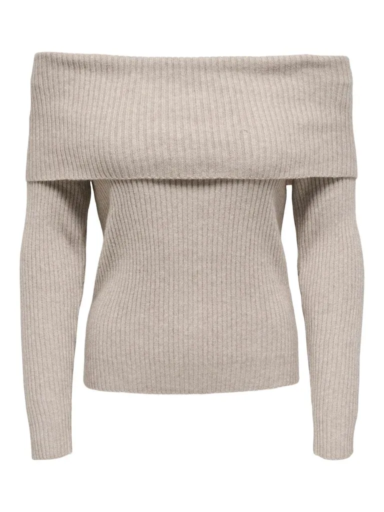 ONLKATIA LS OFF SHOULDER KNT