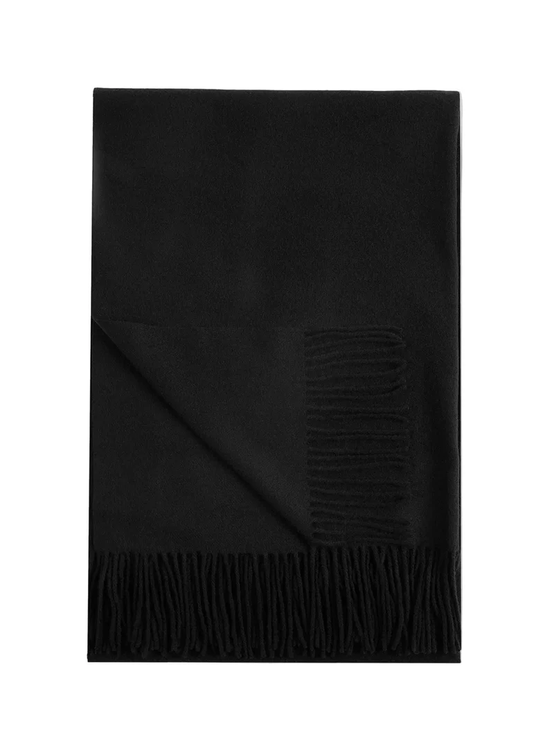 Oversized Cashmere Woven Scarf
