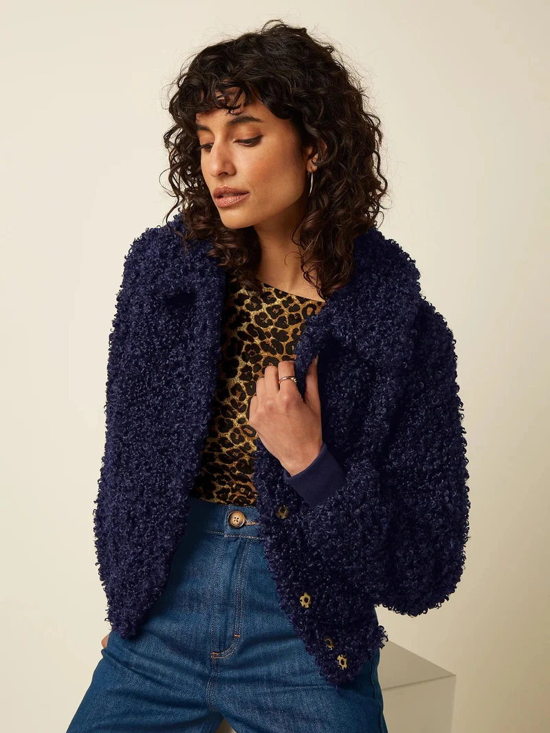 Teddy jacket isa basil
