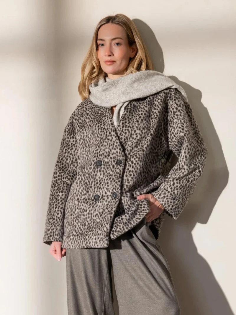 Faux fur jas cauliez