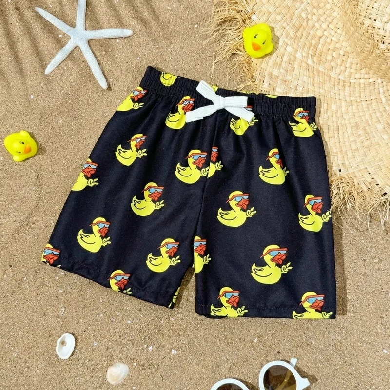 Gestreepte zwemshort voor baby's