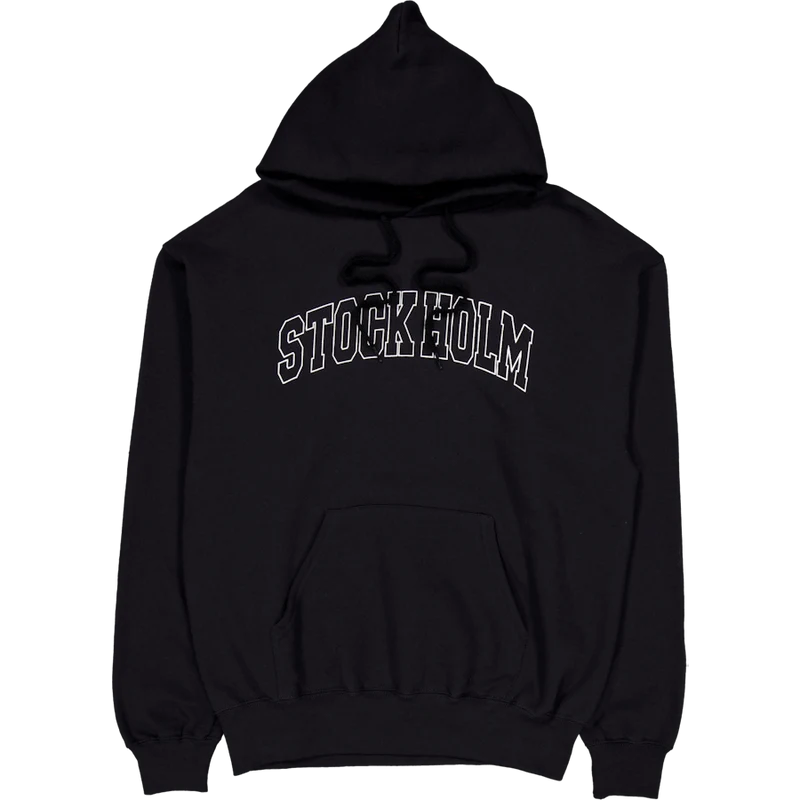 Stock Holm Hoodie Black