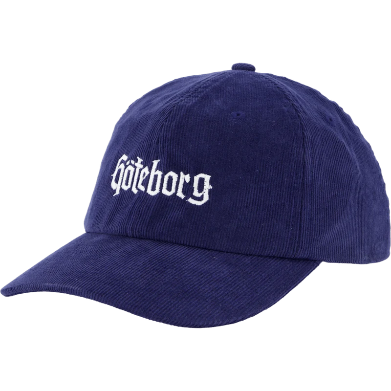 Göteborg Corderoy Dudecap Navy/white