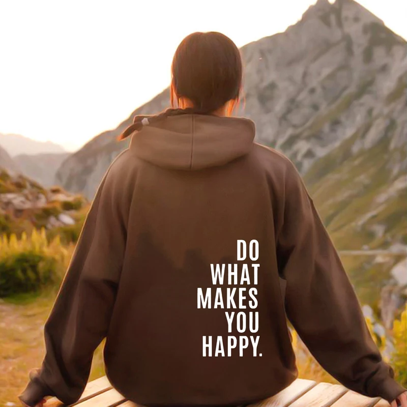Bedrukte hoodie voor dames in streetwearstijl