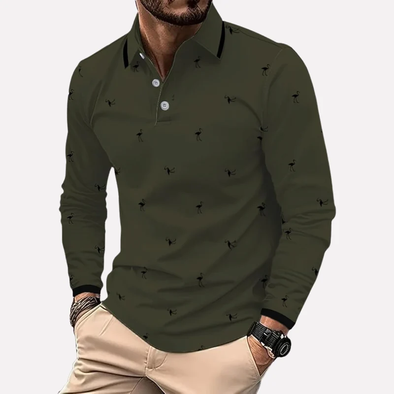 Shirt met lange mouwen voor heren