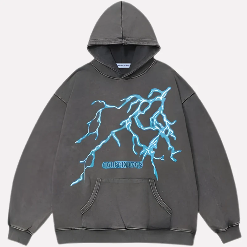 Unisex oversized hoodie met 3D-print