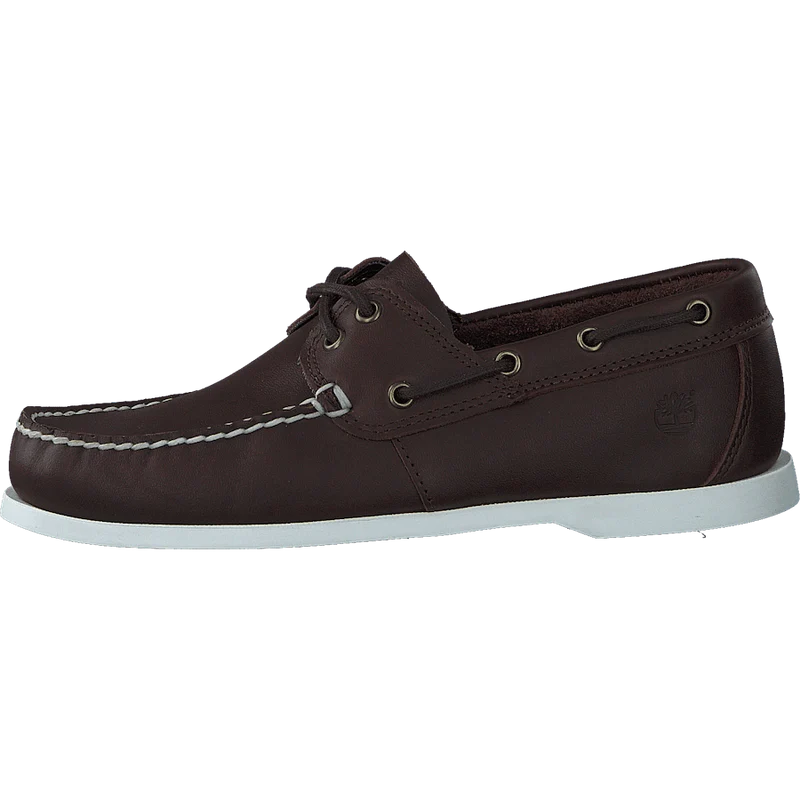 Cedar Bay Boat Shoe Dk Brown Full Grain