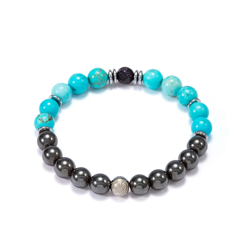 El Bead Multi Bracelet 8mm Turquoise