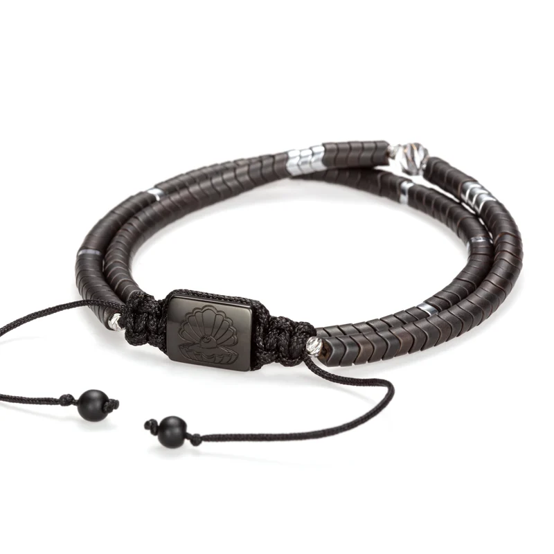 Flaweave Wrap Bracelet Black