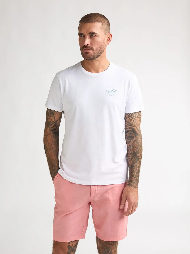 T-shirt met rugprint Volcán