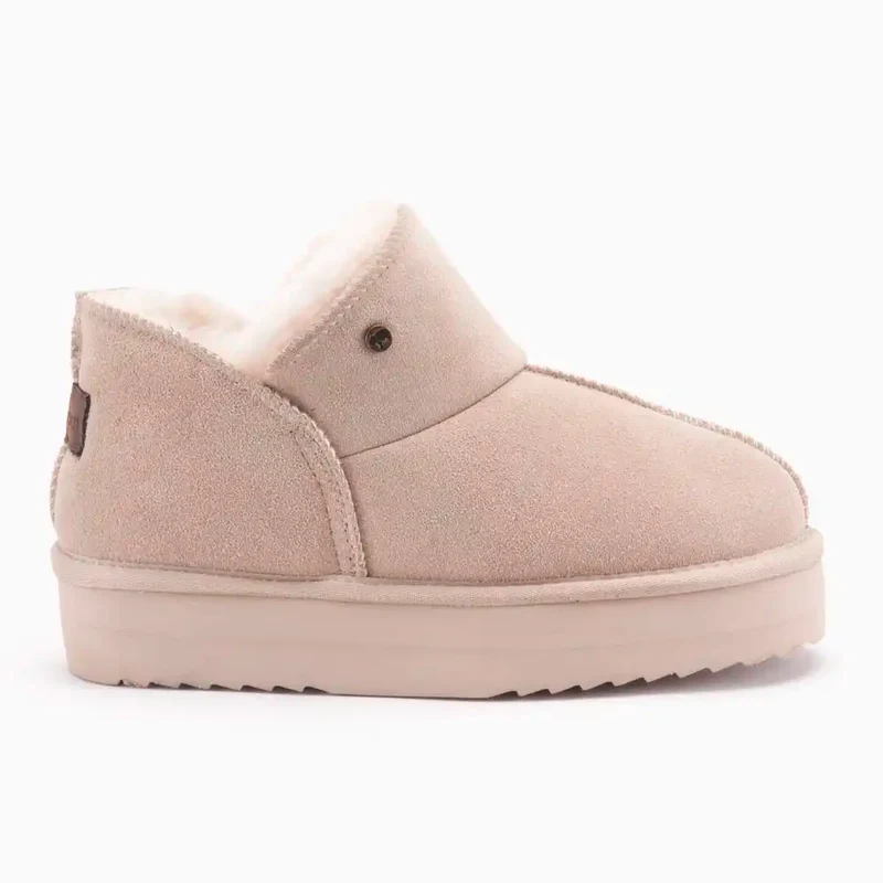 Willow Dames Suède Plateau Blush