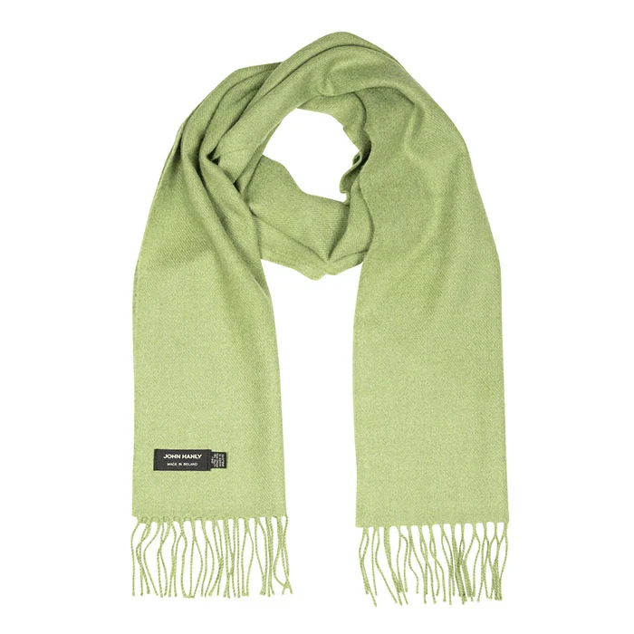 Merino Wollen Sjaal | Apple Green