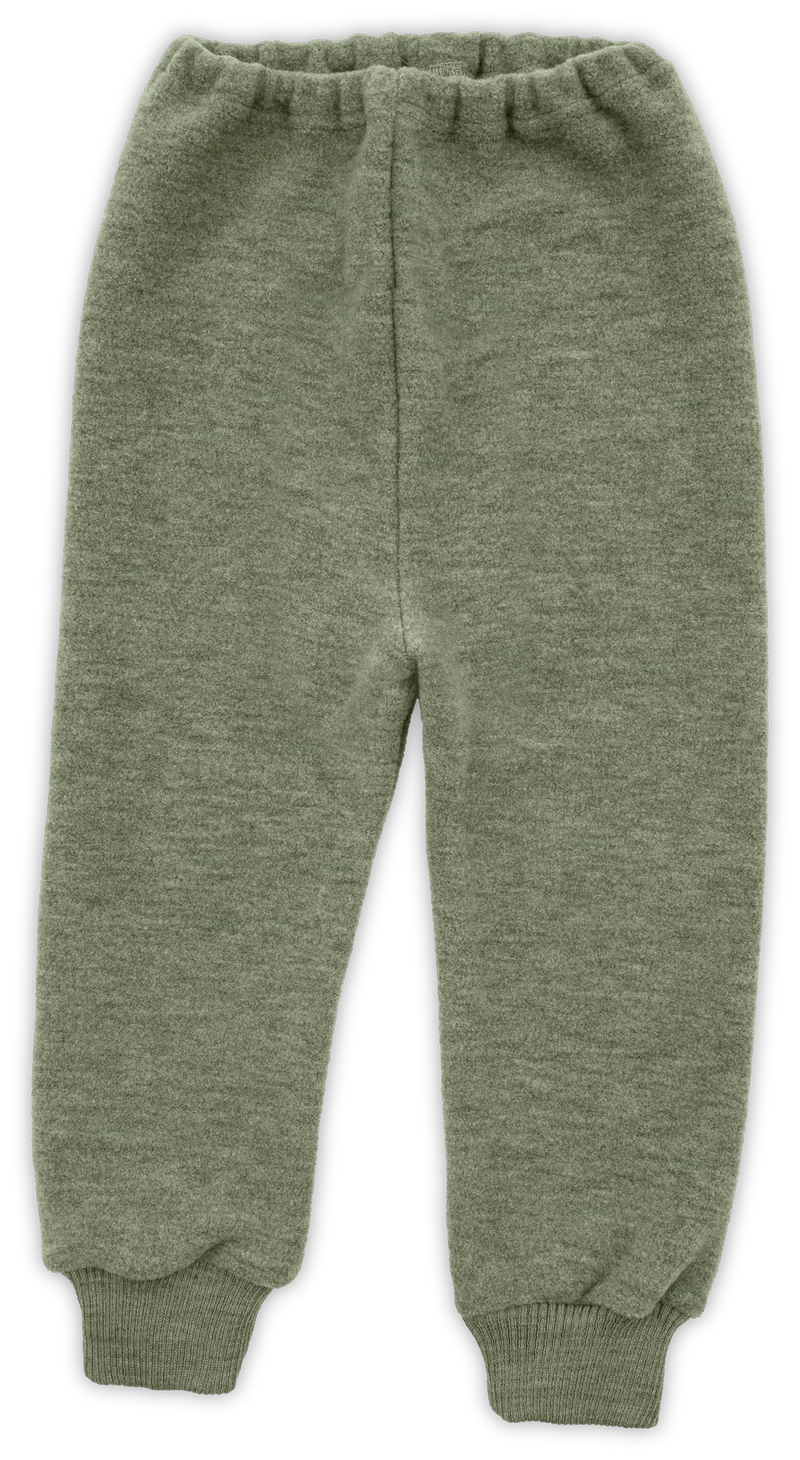 Engel Natur - Wol Kinder Broek - Saliegroen Mélange