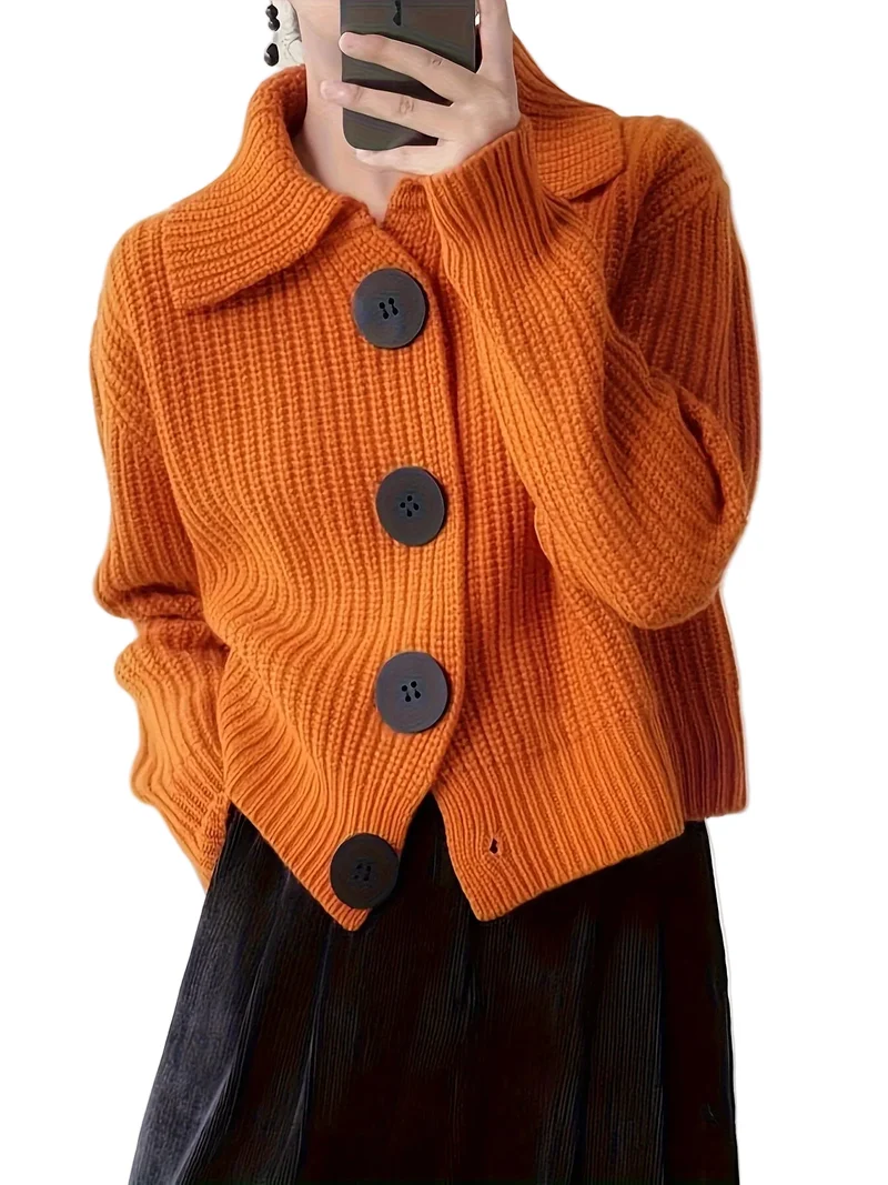 Dames Gebreid Vest Oversized