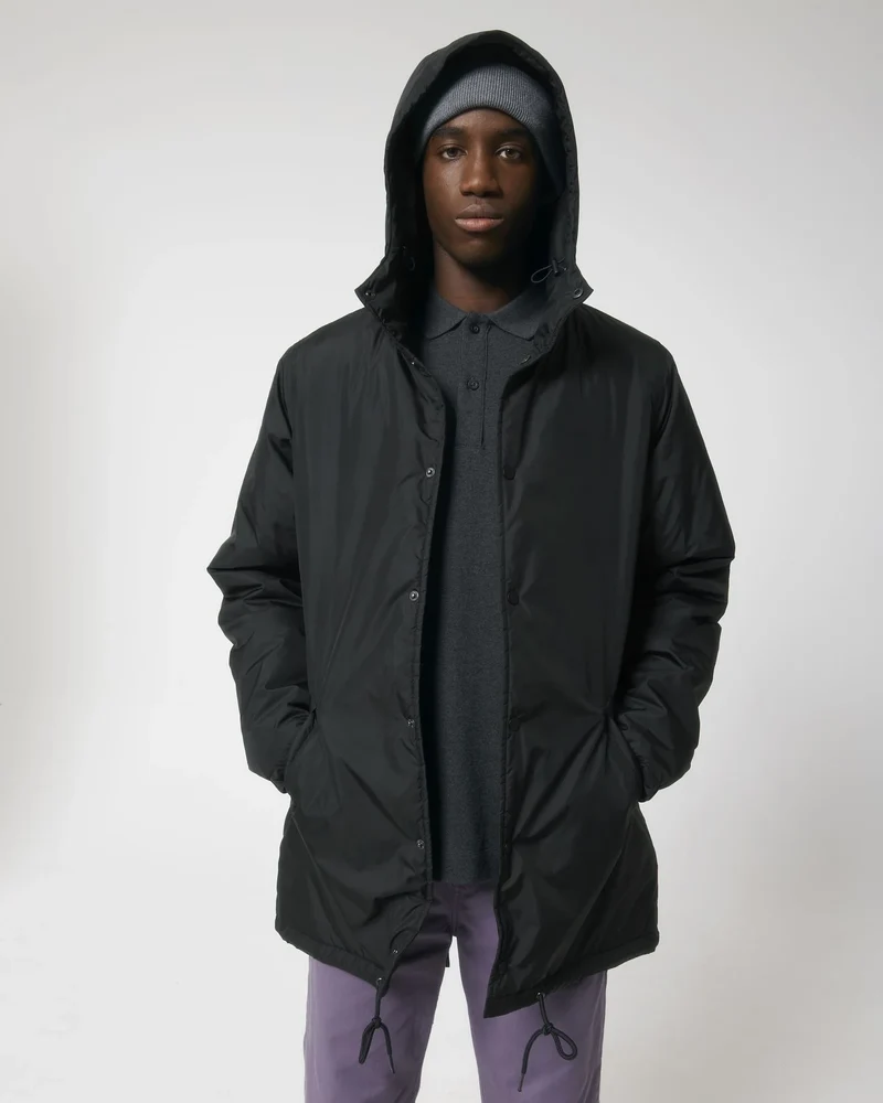 Parka gerecycled polyester om te personaliseren