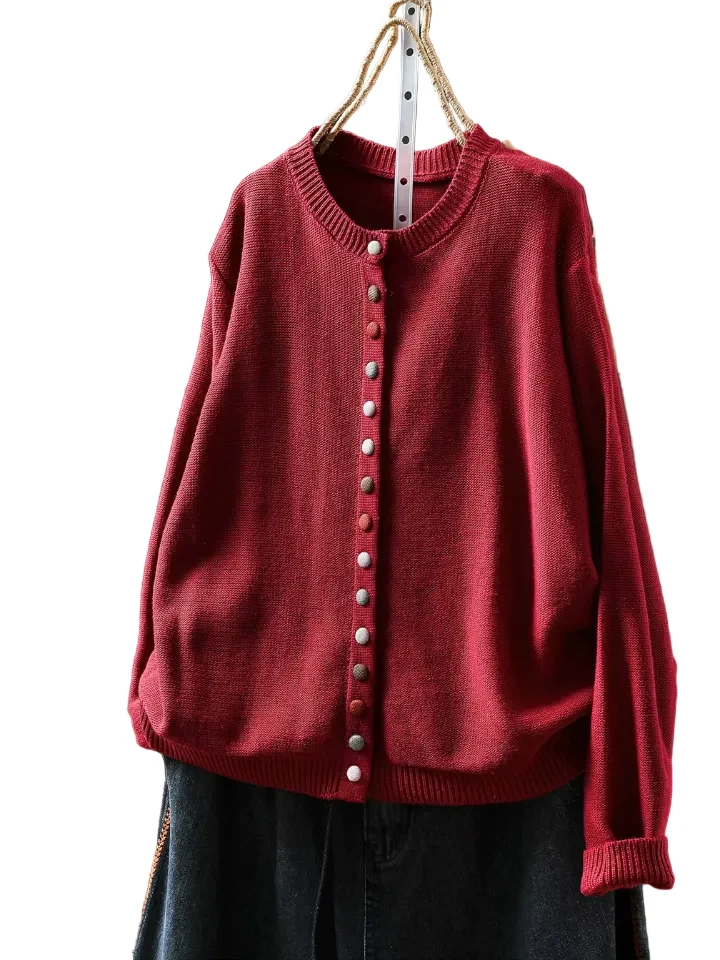 Dames Cardigan Met Elegante Drapering