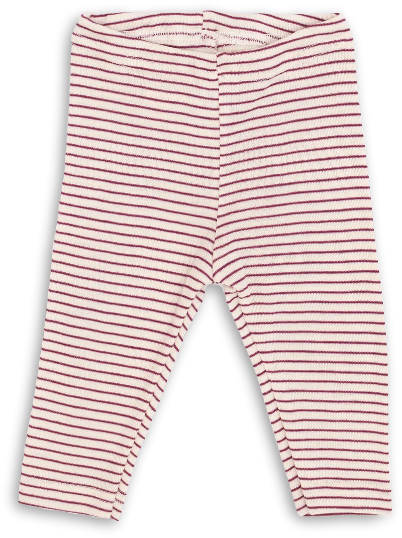 Engel Natur - Wol/Zijde Baby Legging - Naturel/Orchidee