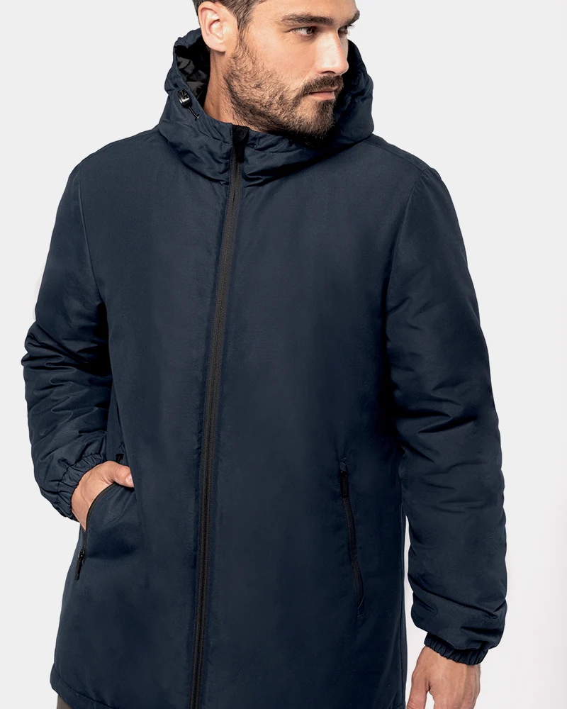 Personaliseerbare unisex parka met capuchon