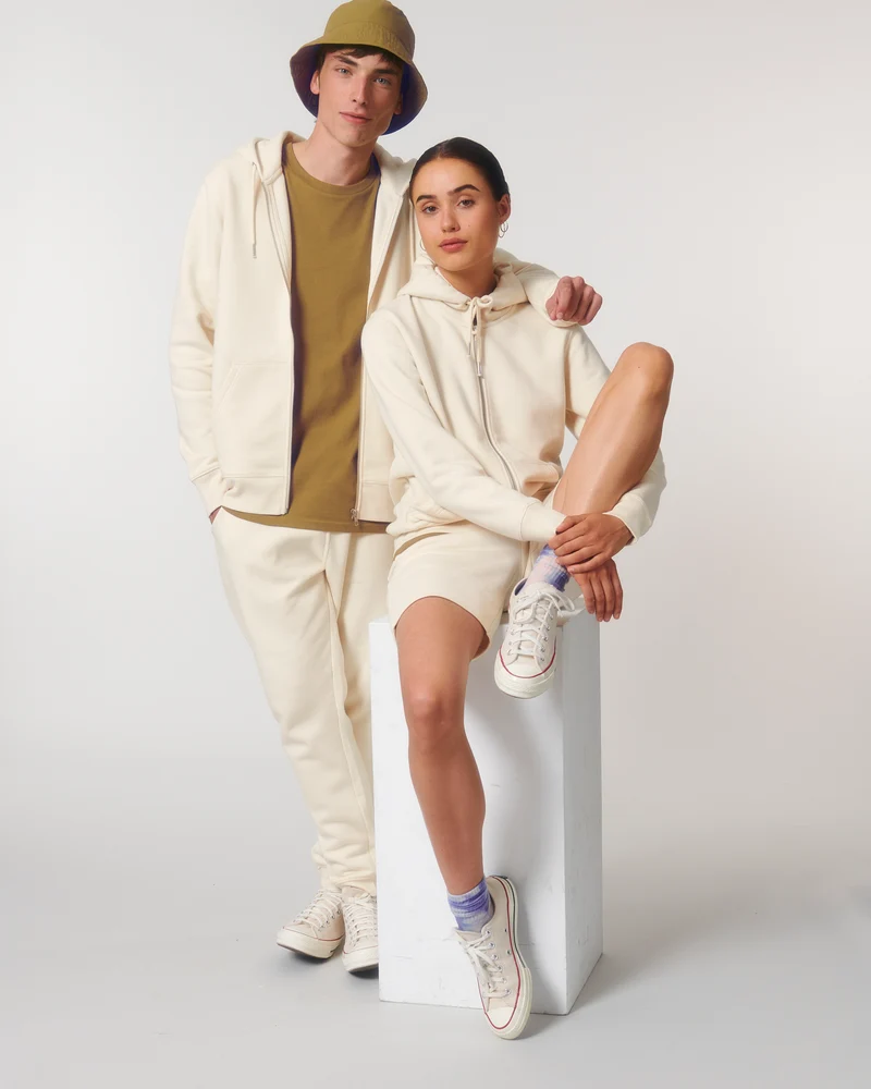 Personaliseerbare unisex dikke hoodie met rits