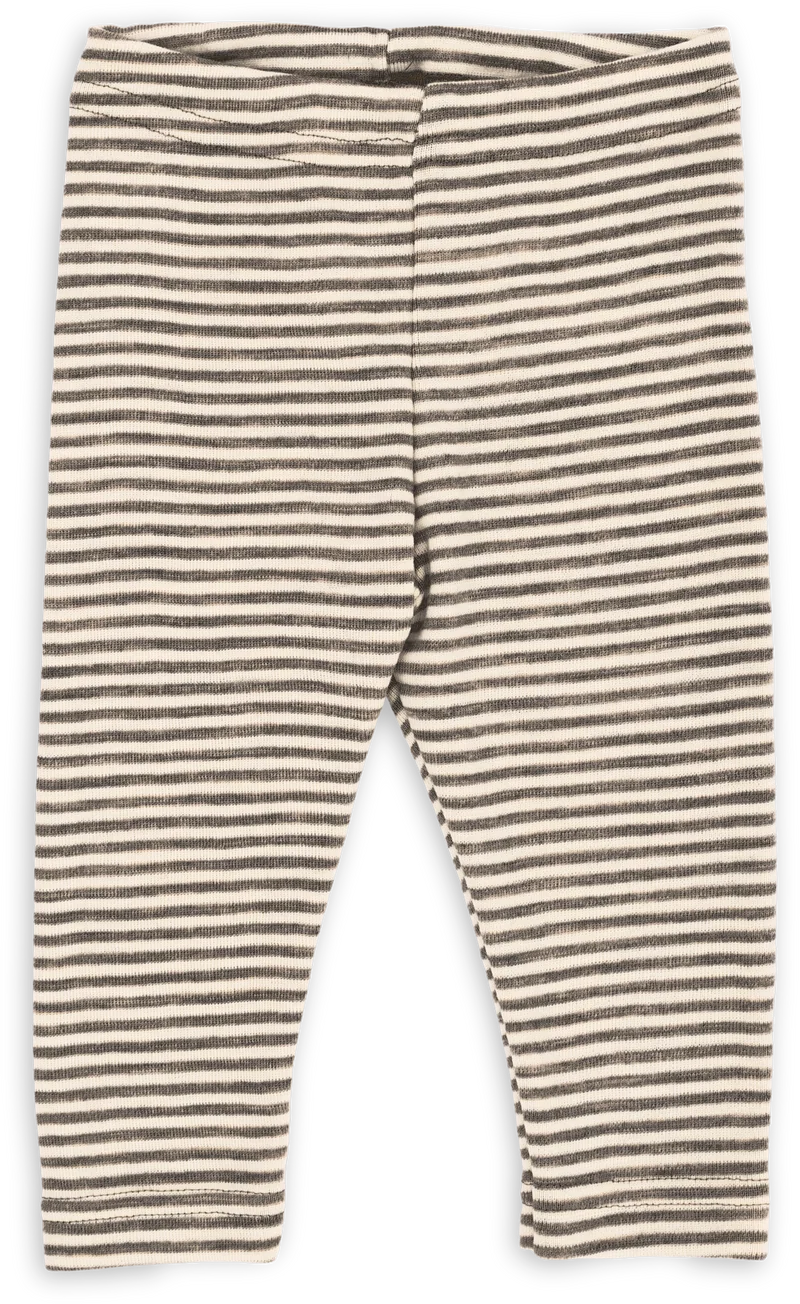 Engel Natur - Wol/Zijde Baby Legging - Walnoot Mélange/Naturel