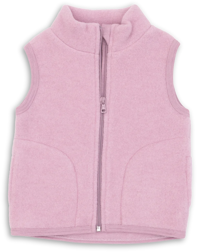 Engel Natur - Wol Kinder Bodywarmer - Rosewood Mélange