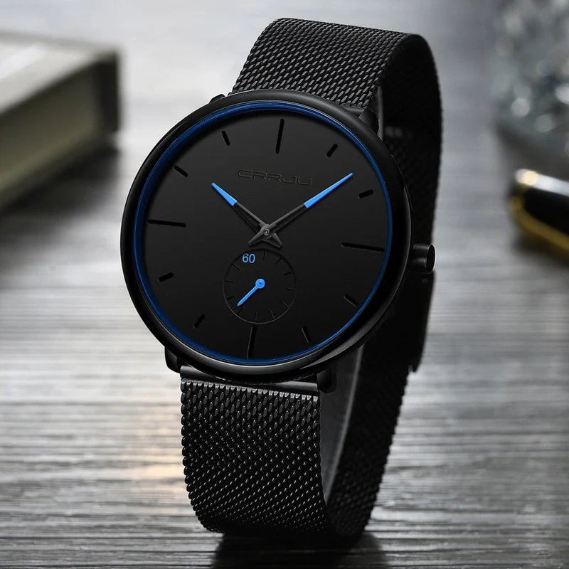 Dunne Moderne Herenhorloge - Minimalistisch & Elegant