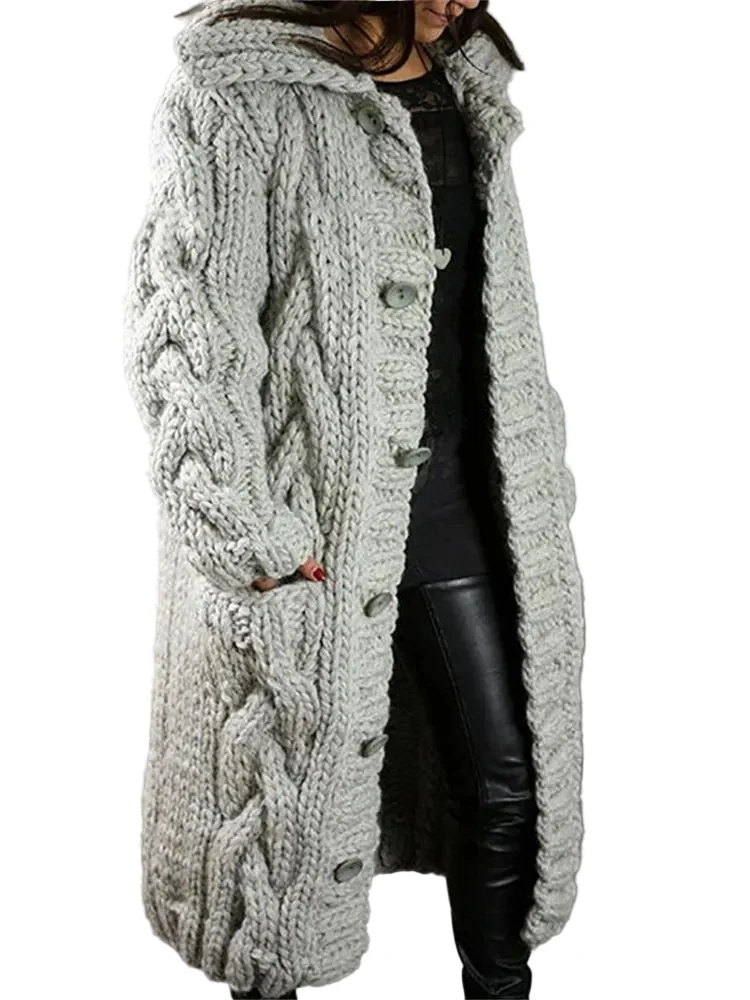 Dames Oversized Vest met Capuchon