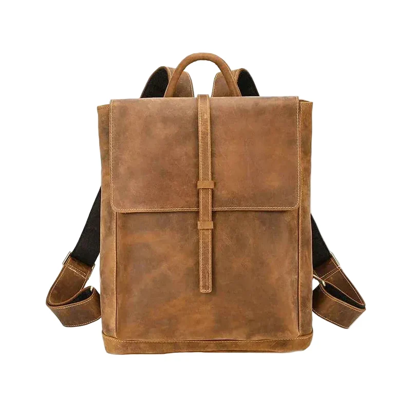 Heren Rugzak met Klep Vintage Stijl