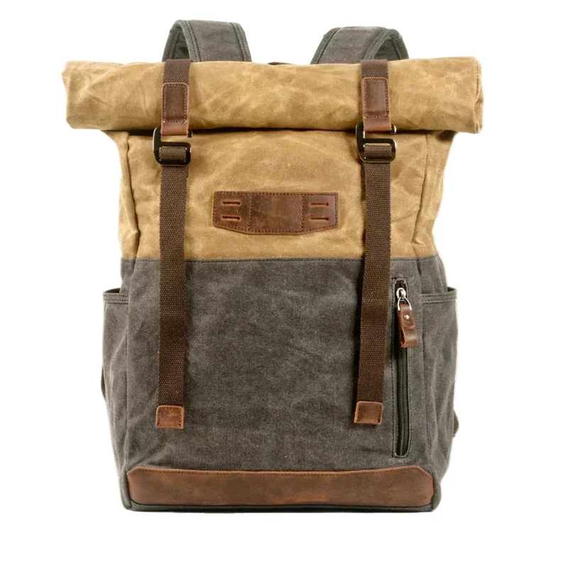 Heren Rolltop Rugzak Stijlvol en Functioneel