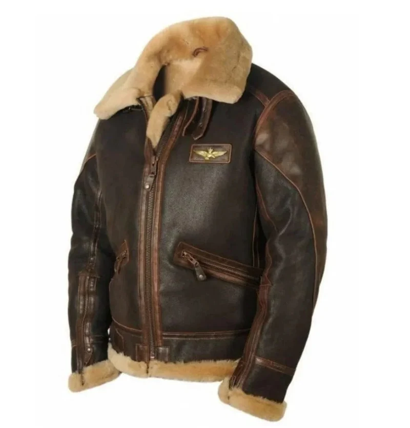 Heren Dikke Jas Vintage Casual Stijl