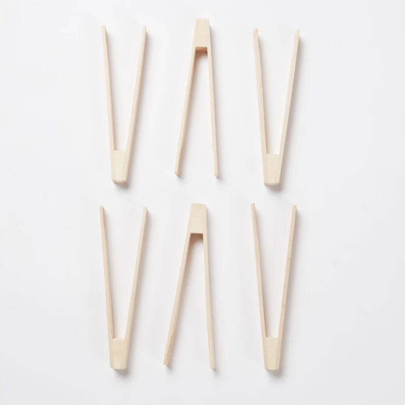 Cosy - Houten Pincetten (6 stuks)