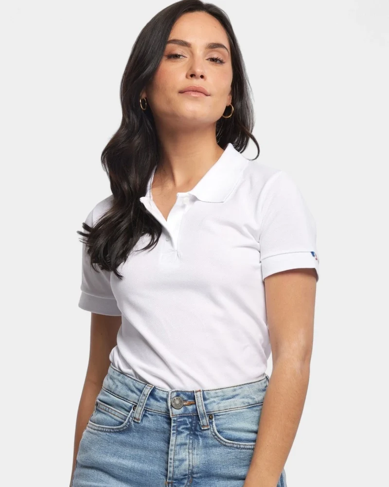 Damespolo Made in France om te personaliseren