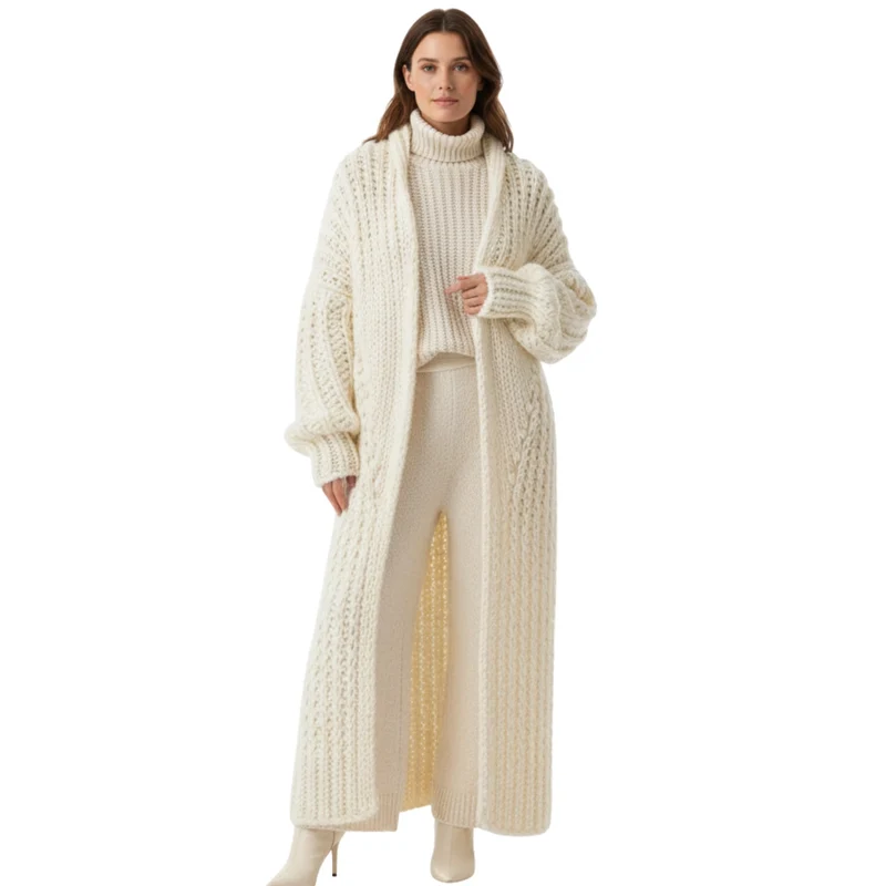 Dames Vest met Sjaalkraag en Wijde Mouwen Casual Style