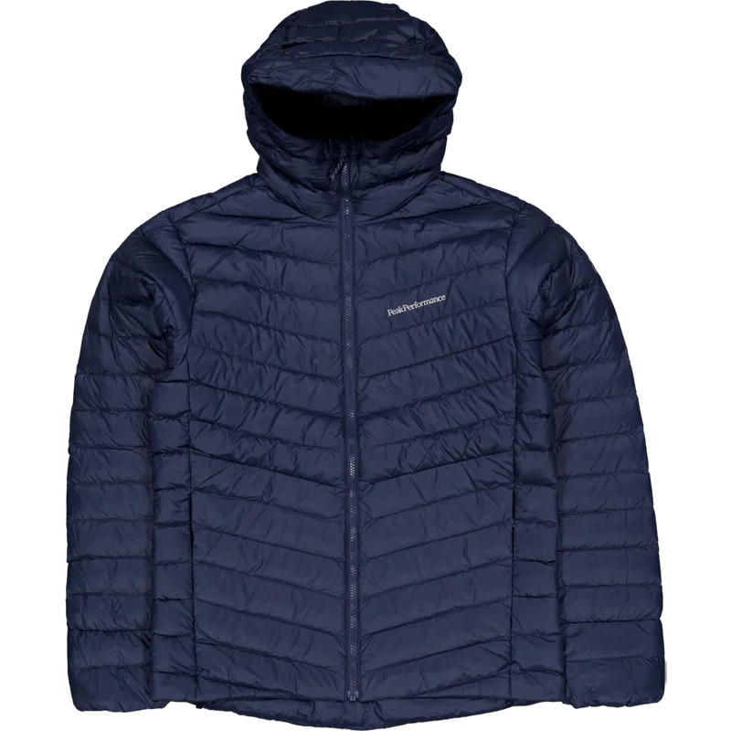 M Frost Down Hood Jacket Blue Shadow