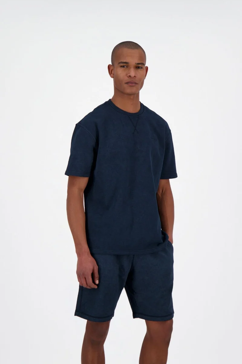 AIRFORCE T-SHIRT DYED T-SHIRT D-BLAUW