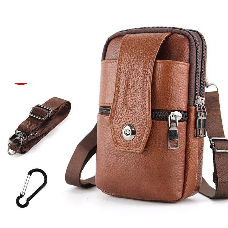 Vintage Heren Crossbody Heuptas -