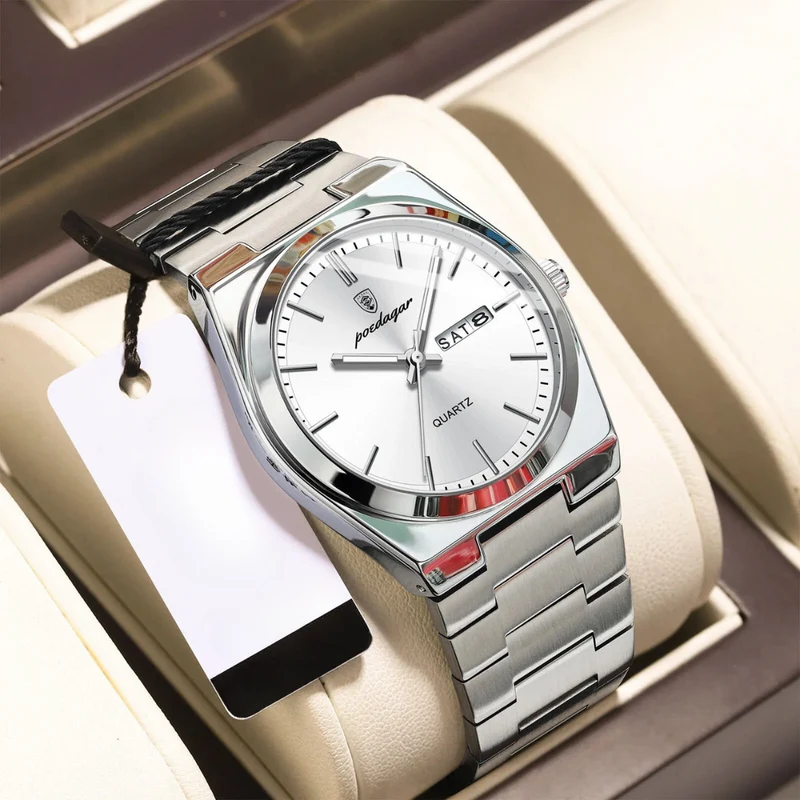 Waterdicht Roestvrij Stalen Herenhorloge | Luxe & Duurzaam