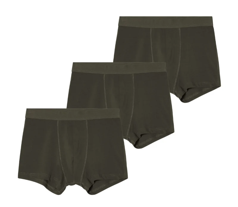 Boxer-Brief 3-Pack Army Green