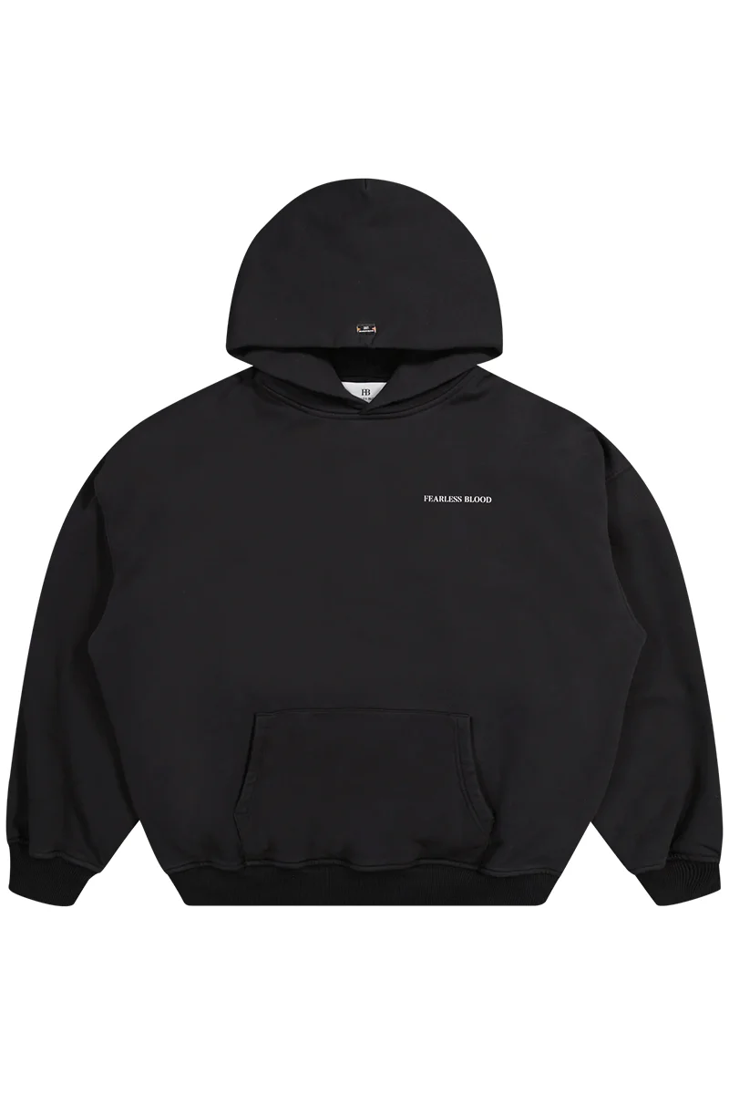 Fearless Blood SWEATER FB-LOGO-HOODY ZWART
