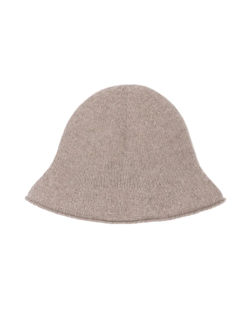 Natural Color Elegant Felted Bucket Hat