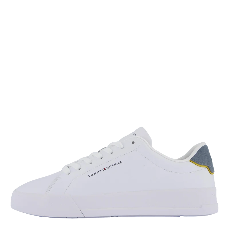 Contrast Heel Court Trainers