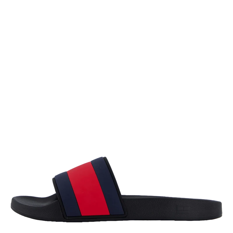 Rubber Th Flag Pool Slide Black