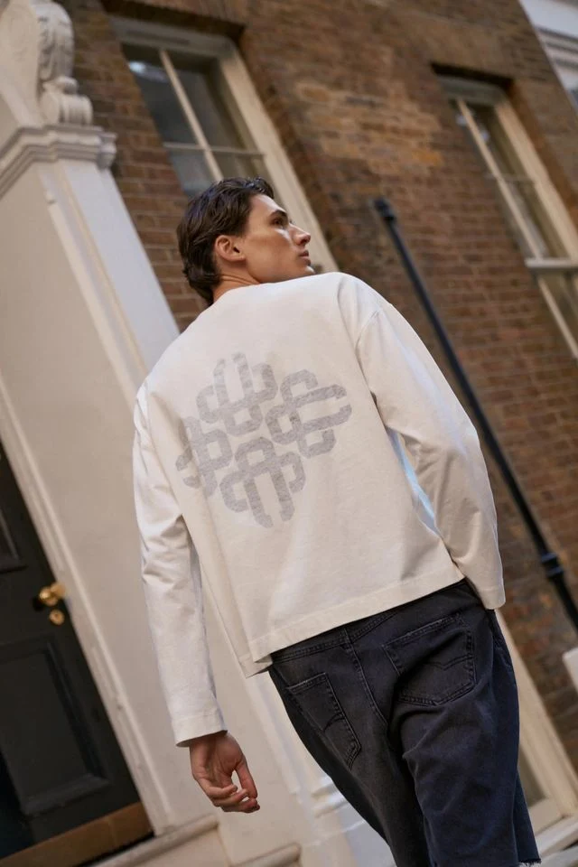 THE COUTURE CLUB T-SHIRT SLUB LONGSLEEVE T-SHIRT OFF WHITE